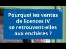 Pourquoi les ventes de licences IV se retrouvent-elles aux enchères ?