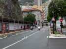 Le président français Emmanuel Macron arrive à Monaco pour les funérailles de Didier Guillaume