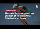 VIDÉO. Open d'Australie. Madison Keys surprend Iga Swiatek et rejoint Aryna Sabalenka en finale