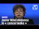 Javier Milei dénonce le « cancer woke » à Davos et défend Elon Musk