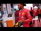 VIDÉO F1. Les premières images de Lewis Hamilton au volant d'une Ferrari