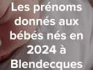 Naissance : les prénoms donnés aux bébés nés en 2024 à Blendecques