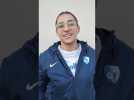 Elsa Domenjoud capitaine du GF38F après le match nul contre l'OL B