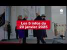 VIDEO. Les 5 infos du 20 janvier 2025