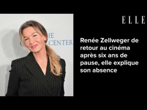 VIDEO : Rene Zellweger de retour au cinma aprs six ans de pause, elle explique son absence