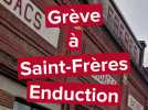 Grève à Saint-Frères Enduction