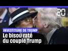 Investiture de Trump : Les images du « air-bisou » du couple Trump