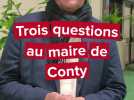 Trois questions au maire de Conty, Pascal Bohin