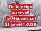 Beauvais se réveille sous la neige ce mardi 21 janvier 2025