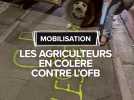 Les agriculteurs en colère contre l'OFB