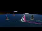 VIDÉO Vendée Globe. Dépression, équateur et cap Horn en vue : cartographie 3D du 70e jour de course