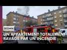 Un appartement totalement ravagé par un incendie dans le centre-ville de Sedan