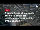 VIDÉO. F1. À quelle heure et sur quelle chaîne TV suivre les qualifications du Grand Prix d'Abu Dhabi ?