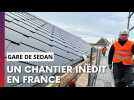 La gare de Sedan équipée de tuiles photovoltaïques : un chantier inédit en France