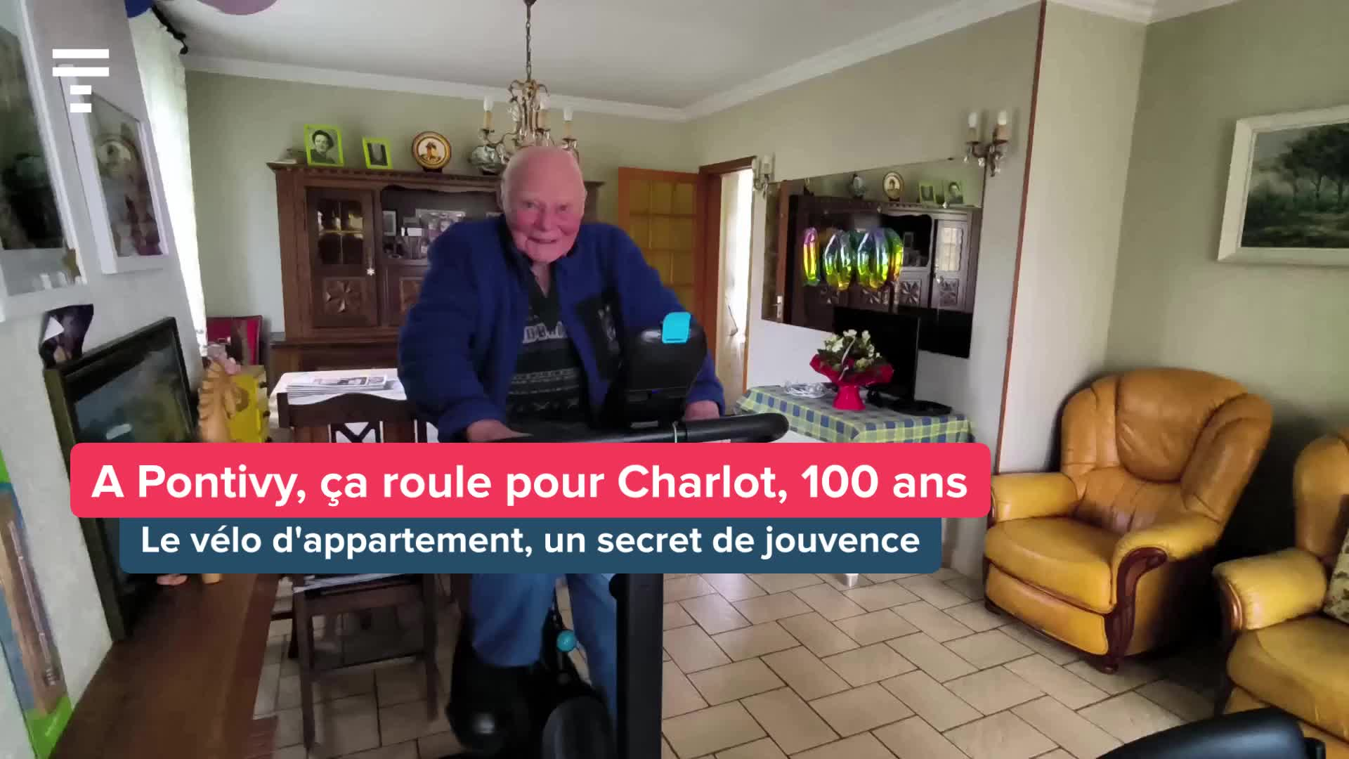 « 15 minutes le matin et 15 autres l'après-midi » : à Pontivy, le secret de longévité de Charlot, 100 ans