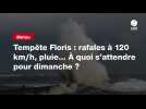 VIDEO. Tempête Floris : rafales à 120 km/h, pluie... À quoi s'attendre pour dimanche ?