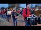 Saint-Vincent tournante de Ladoix Serrigny : la fanfare de Demigny dans le cortège