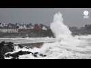 Tempête Herminia sur le Finsitère