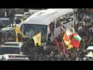 Ramallah: jubilation à l'arrivée des bus de Palestiniens libérés par Israël