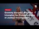 VIDEO. Grammy Awards : Beyoncé triomphe, les Français Gojira et Justice récompensés