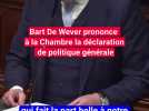 Bart De Wever prononce à la Chambre la déclaration de politique générale