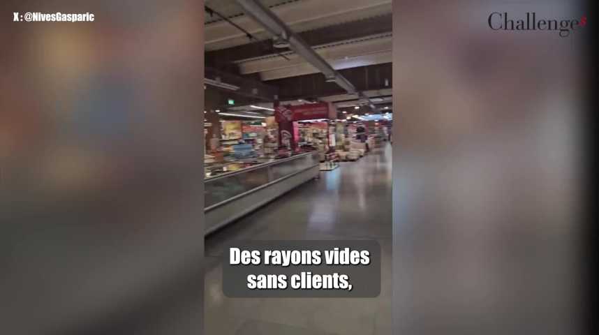 Boycott : les supermarchés complètement vides en Croatie