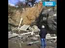 VIDÉO. Un pan de falaise et un bâtiment s'effondrent à La Bernerie-en-Retz