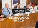 Bilan de la délinquance 2024 à Toulouse