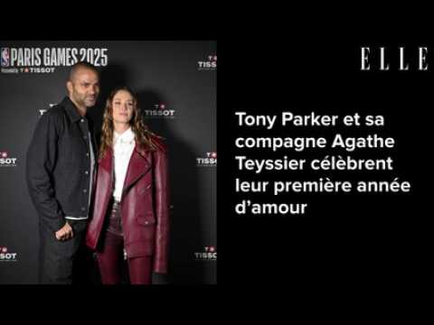 VIDEO : Tony Parker et sa compagne Agathe Teyssier clbrent leur premire anne d?amour