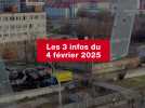 VIDEO. Les 3 infos du 4 février 2025