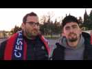 VIDÉO. Coupe de France : les supporters de Dives Cabourg arrivent au stade Pierre-de-Coubertin