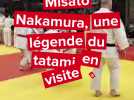 Misato Nakamura, une légende du tatami, en visite à Tergnier