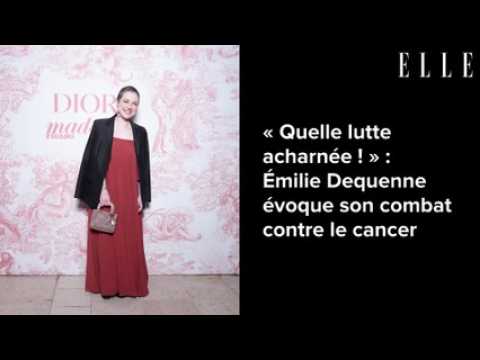 VIDEO :  Quelle lutte acharne !  : milie Dequenne voque son combat contre le cancer