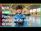 À 12 ans, Flavie, des Saints-Patineurs de Douai, est sélectionnée pour les championnats de France de roller de vitesse