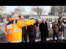 Brest : Jean Castex visite le chantier de la deuxième ligne de tram