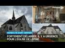 Fortement délabrée, il y a urgence pour l'église de Lépine, hameau de Saint-Germain