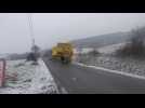 VIDÉO. De nouvelles chutes de neige dans le nord de la Mayenne