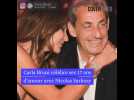 Carla Bruni célèbre ses 17 ans d'amour avec Nicolas Sarkozy