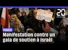 Des milliers de manifestants à Paris contre le gala controversé de soutien à Israël