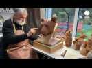 VIDEO. Visite exclusive de l'atelier de Michel Bassompierre, sculpteur animalier mondialement connu