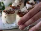 Verrines façon mont blanc à la crème de marron
