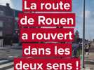 Surprise à Amiens, la route de Rouen a rouvert dans les deux sens