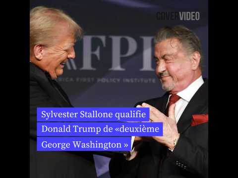 VIDEO : Sylvester Stallone qualifie Donald Trump de deuxime George Washington