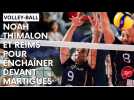 Noah Thimalon avant Reims - Martigues en Ligue B de volley-ball