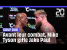 Boxe : Mike Tyson gifle le youtubeur Jake Paul avant leur duel