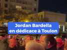 Jordan Bardella en dédicace à Toulon