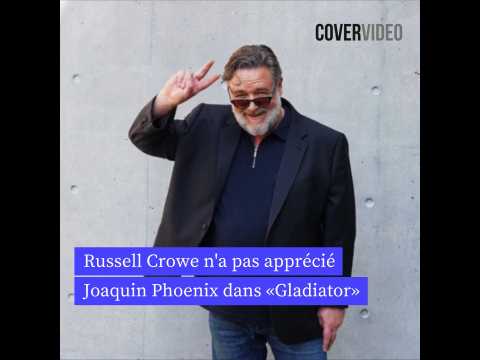 VIDEO : Pour Russell Crowe, Joaquin Phoenix n'est pas professionnel