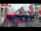 VIDÉO. « Guingampais Coupe de France » : le Kop rouge met l'ambiance dans la ville avant le match