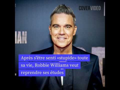 VIDEO : Robbie Williams veut reprendre ses tudes