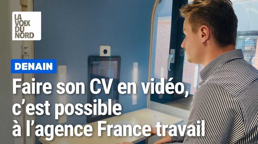 Faire son CV en vidéo, c'est possible à Denain - La Voix du Nord Vidéos